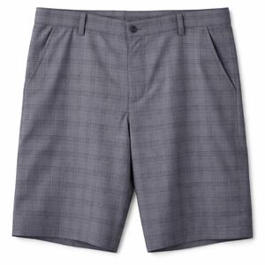 PGA Tour Golf Shorts Mens Size 40 Gray Plaid Performance Lightweight Casual.